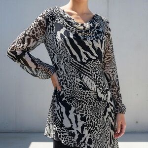 Eva Blue Plus Dress Size 16 Black Black Geo Beaded Midi Y2K Whimsy goth Fairy